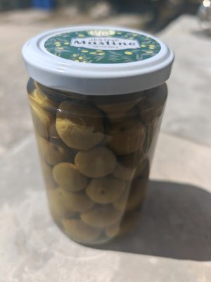 Zelene  masline u teglici